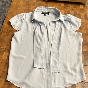 Laundry by Shelli Segal Soft Blue Blouse